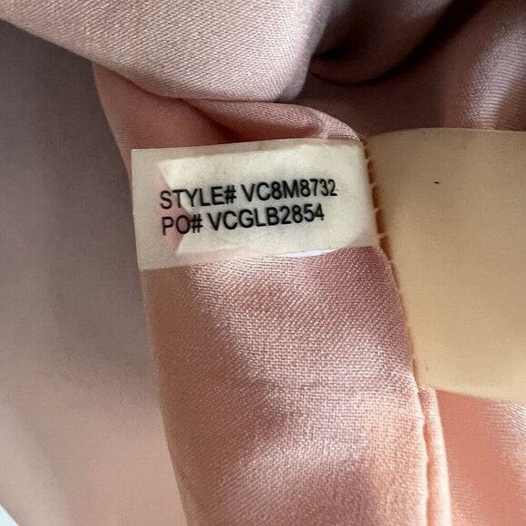 Vince Camuto Women Pink Diamond Jacquard Cap Sleeve Sheath Dress VC8M8732 Size 2 - Picture 8 of 12